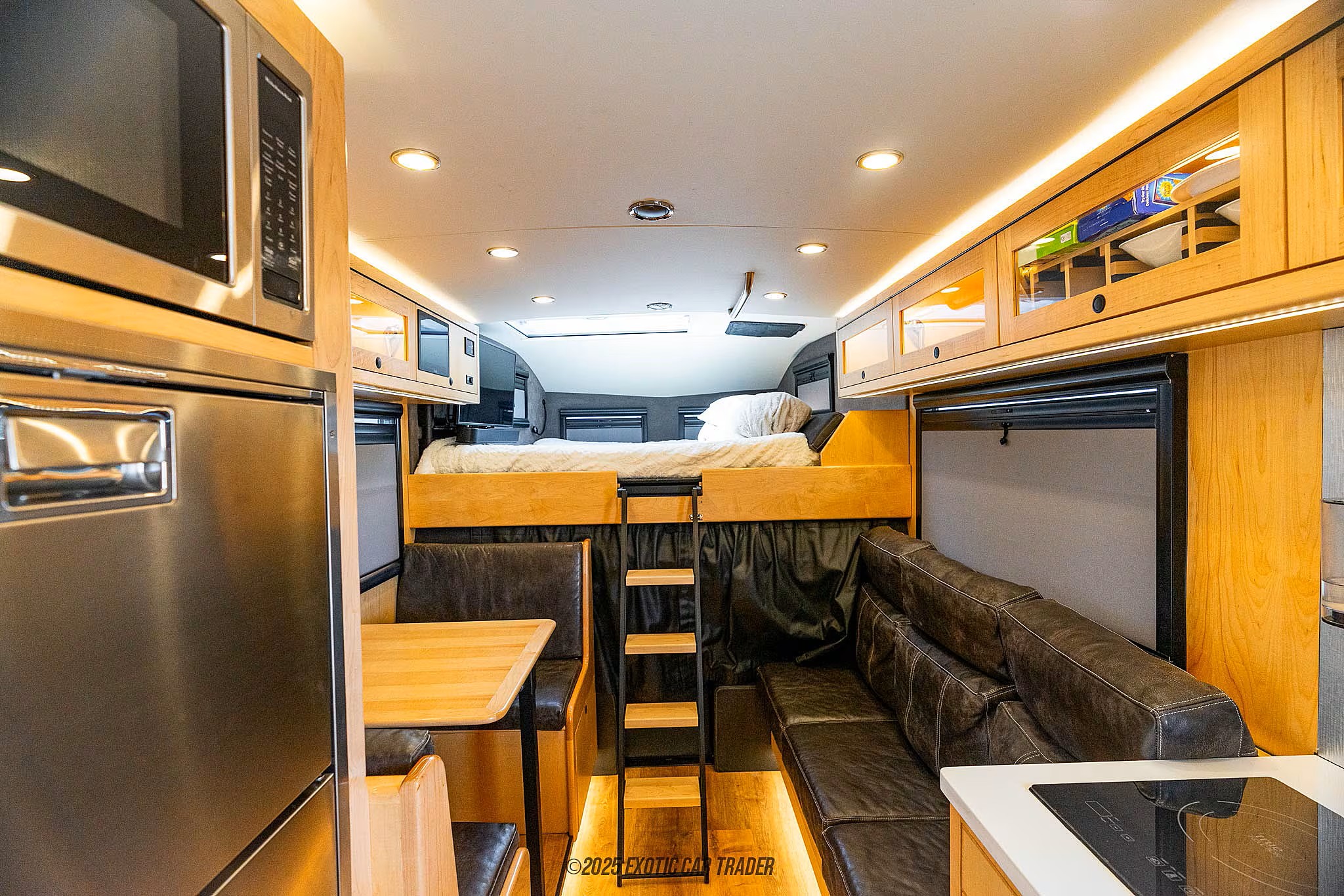 Interior living area with bunk